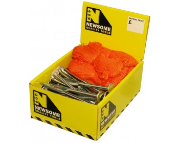 Box of 30m Builders Lines & Drop Forged Line Pins